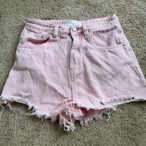 AMERICAN THREADS- pink jean shorts size AS